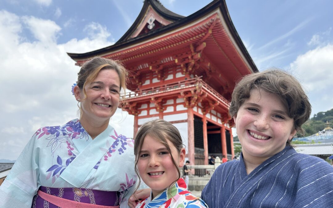 Kimonos in Kyoto